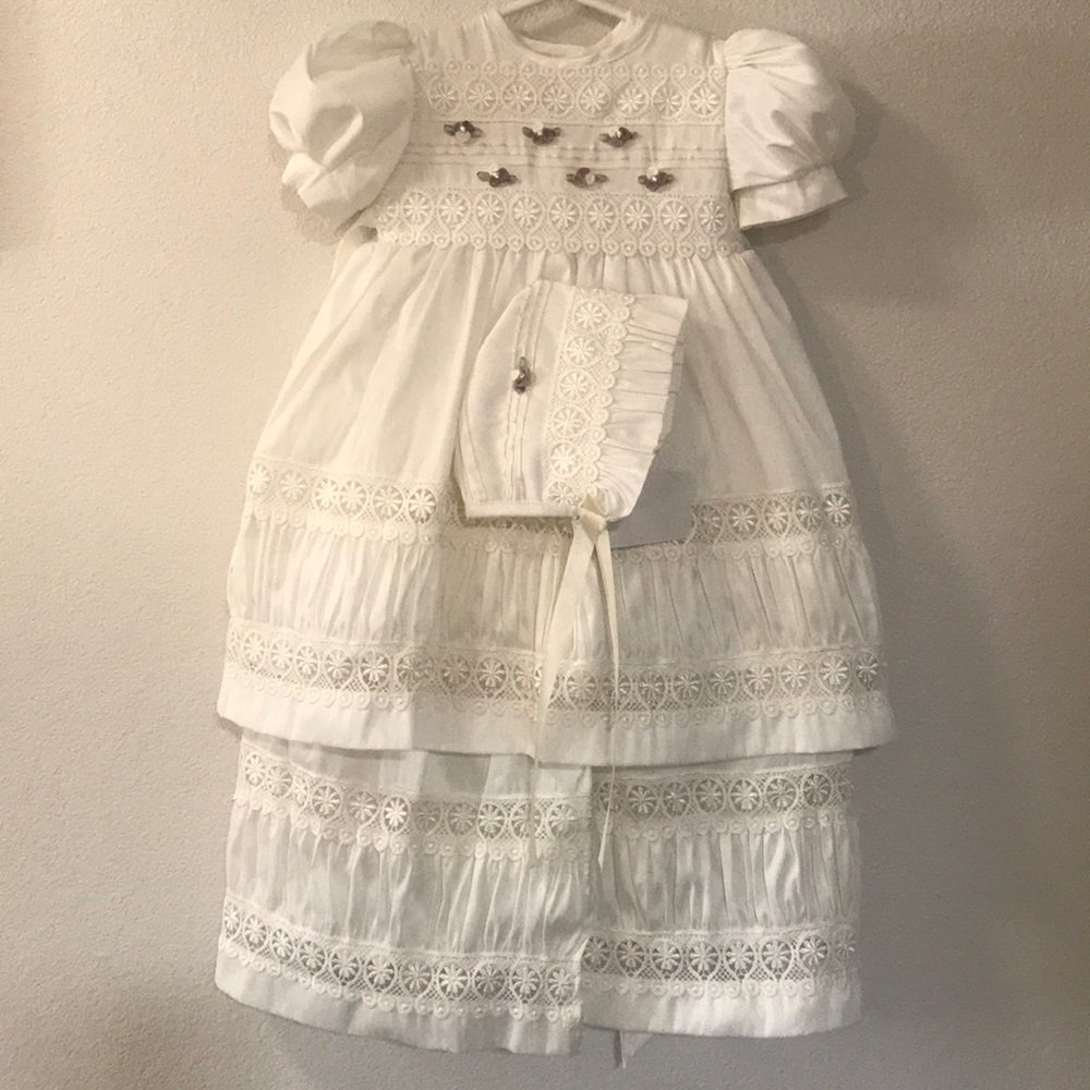 NWT Baby Christening/Baptism Ivory gown. Sz 2T